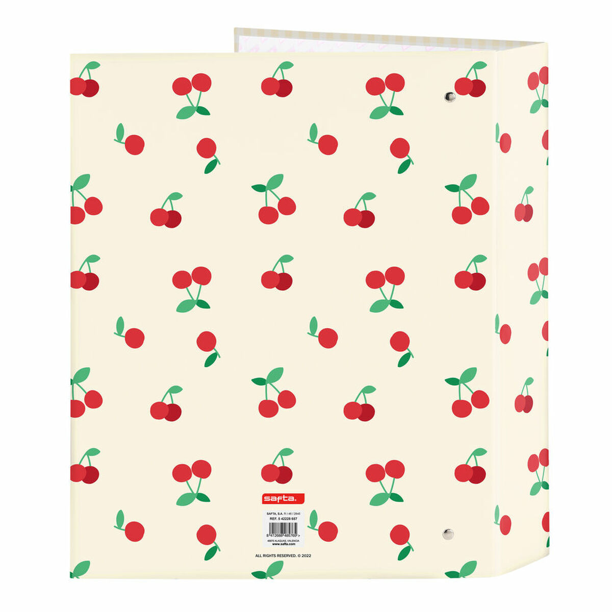 Raccoglitore ad anelli Safta Cherry Beige A4 27 x 33 x 6 cm - Immagine 2