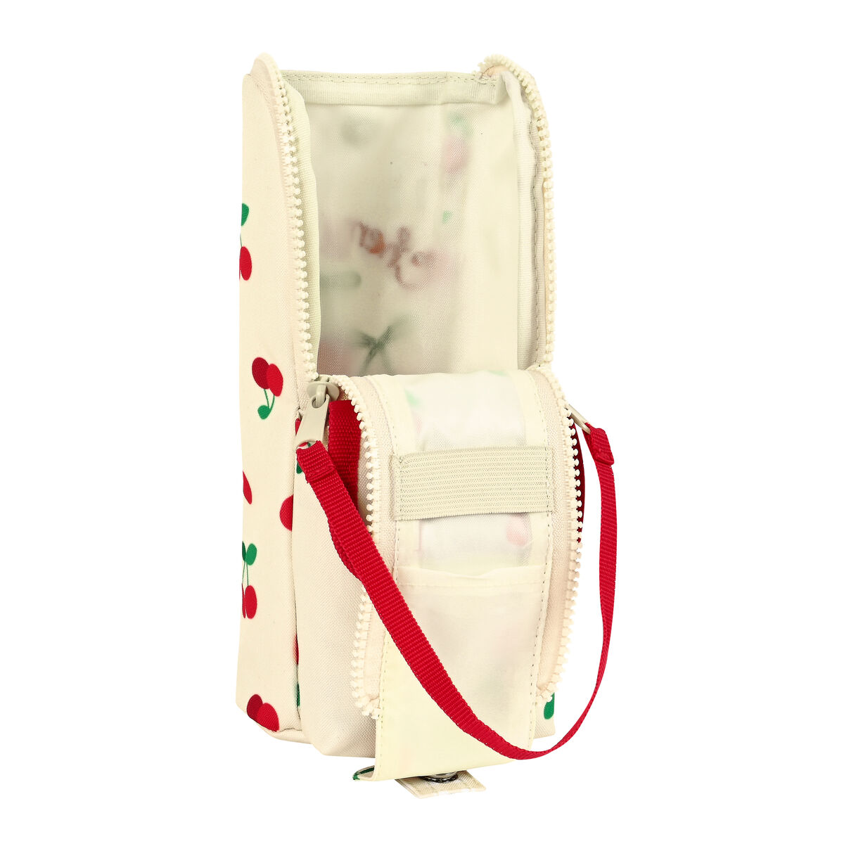 Astuccio Scuola Safta Cherry Beige (6 x 21 x 6 cm) - Immagine 3