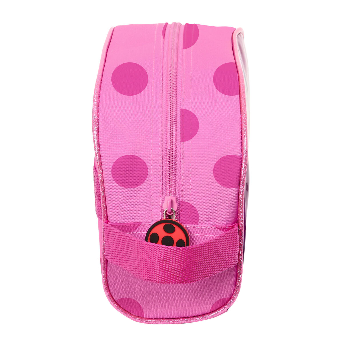 Necessaire per la Scuola Lady Bug Fucsia 26 x 16 x 9 cm - Immagine 3