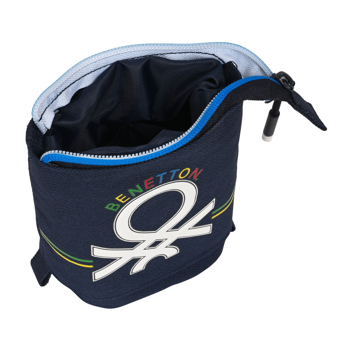Astuccio Portapenne Benetton Sixties Blu Marino (8 x 19 x 6 cm) - Immagine 3