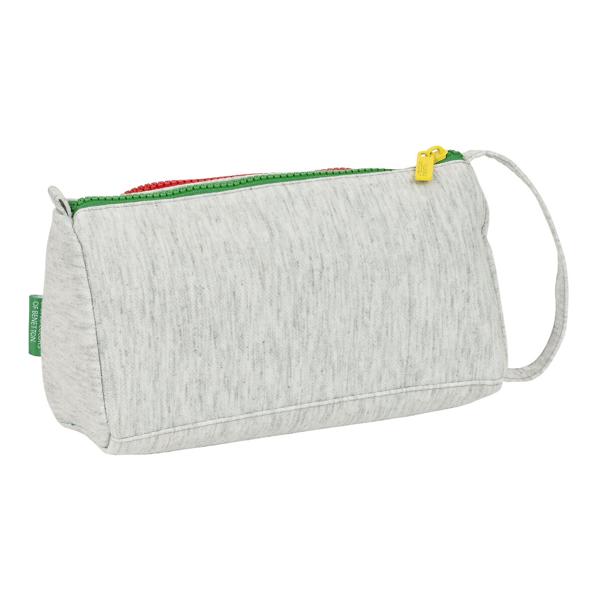 Astuccio per la Scuola con Accessori Benetton Pop Grigio 20 x 11 x 8.5 cm (32 Pezzi) - Immagine 2