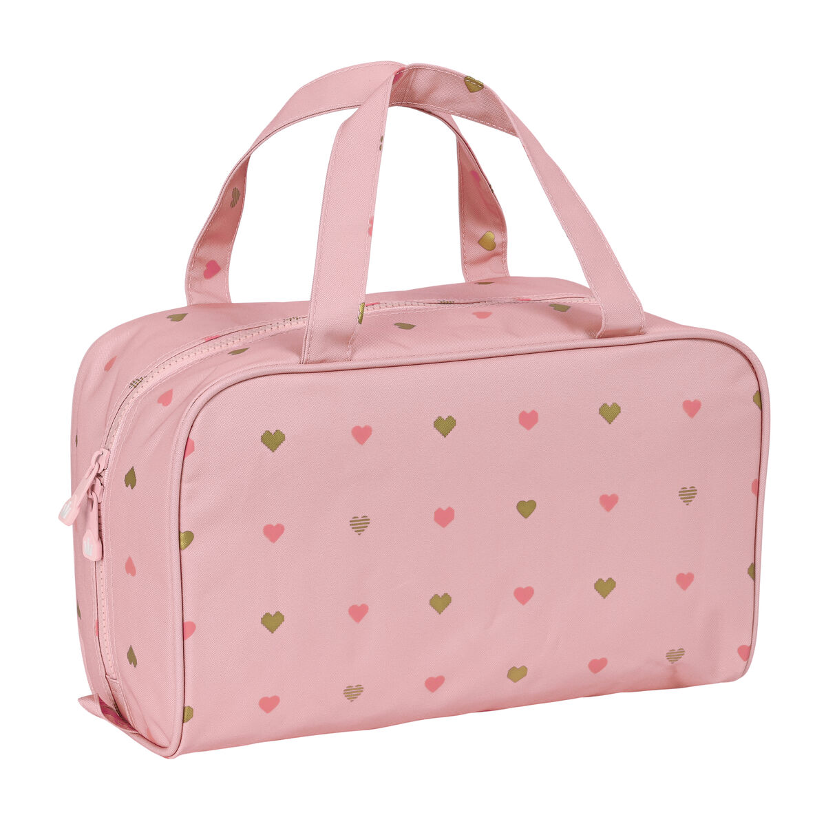 Necessaire per la Scuola Glow Lab Hearts Rosa 31 x 14 x 19 cm - Immagine 3