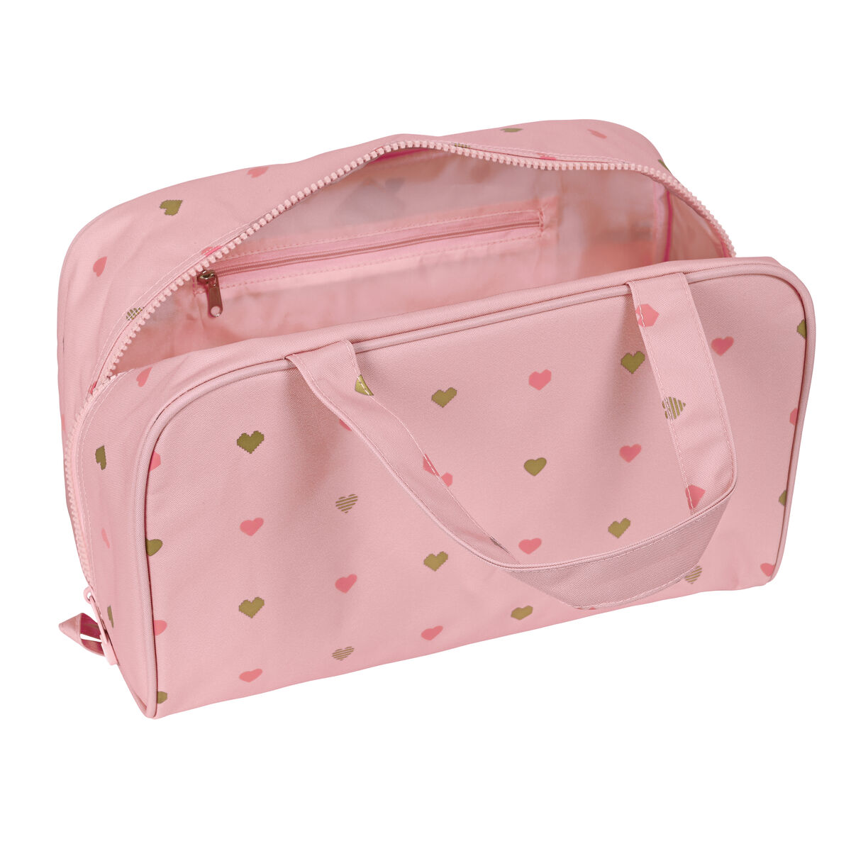 Necessaire per la Scuola Glow Lab Hearts Rosa 31 x 14 x 19 cm - Immagine 4