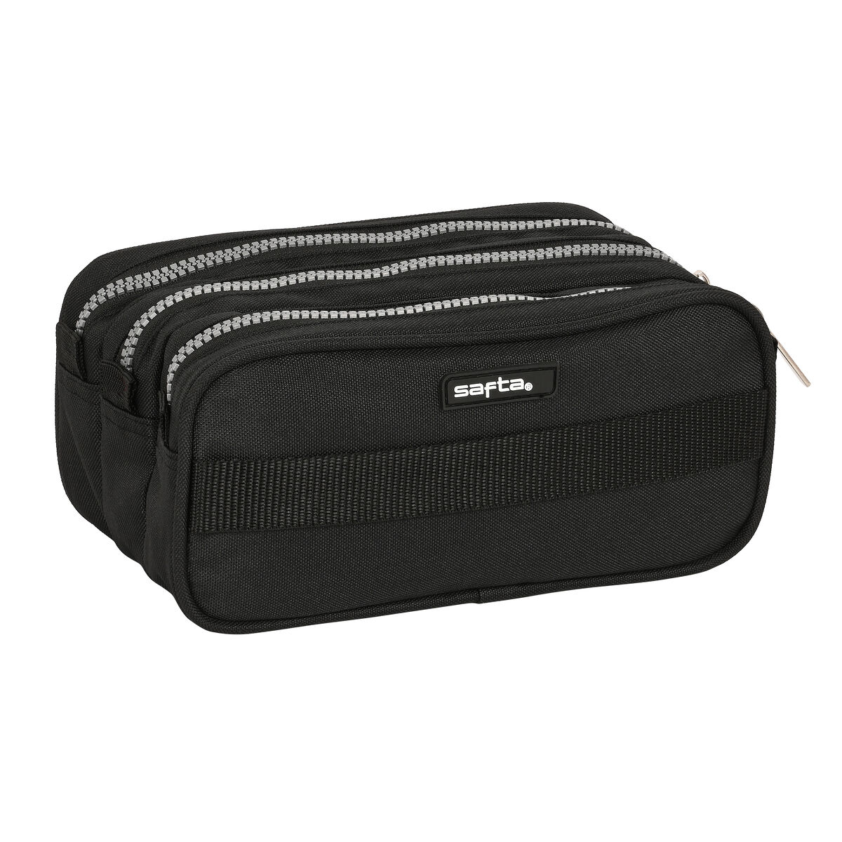 Astuccio Scuola Safta Stone Nero 21,5 x 10 x 8 cm - Immagine 2