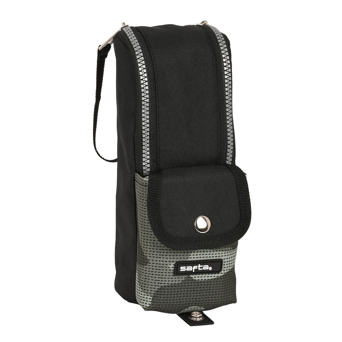 Astuccio Scuola Safta Stone Nero 6 x 21 x 6 cm - Immagine 4