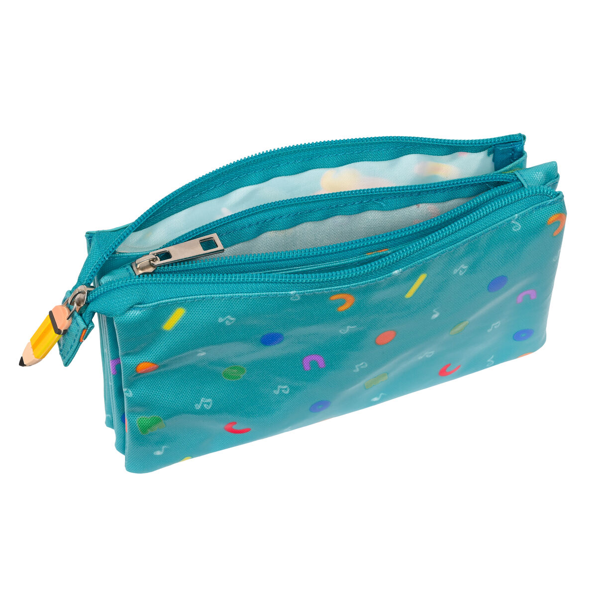Portaoggetti Triplo CoComelon Back to class Azzurro Chiaro (22 x 12 x 3 cm) - Immagine 3