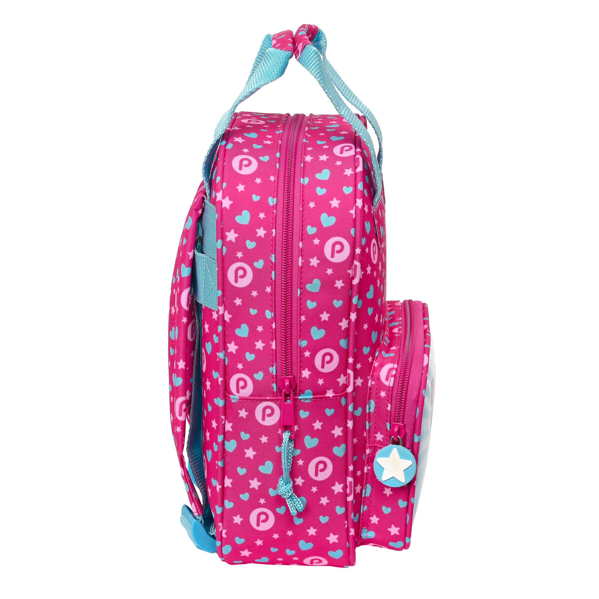 Zaino Scuola Pinypon Azzurro Rosa 20 x 28 x 8 cm - Immagine 2
