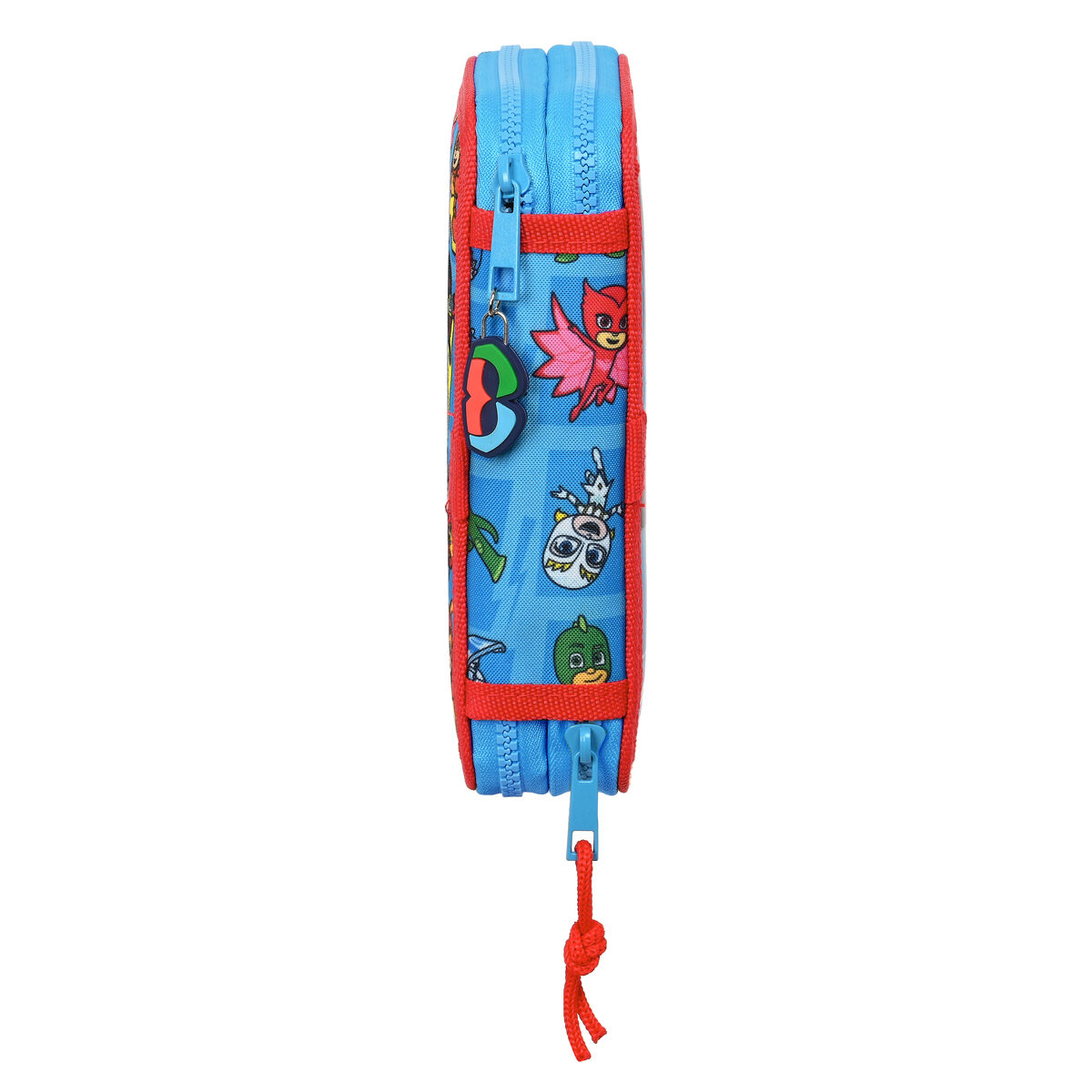 Astuccio Doppio PJ Masks Azzurro 12.5 x 19.5 x 4 cm (28 Pezzi) - Immagine 3