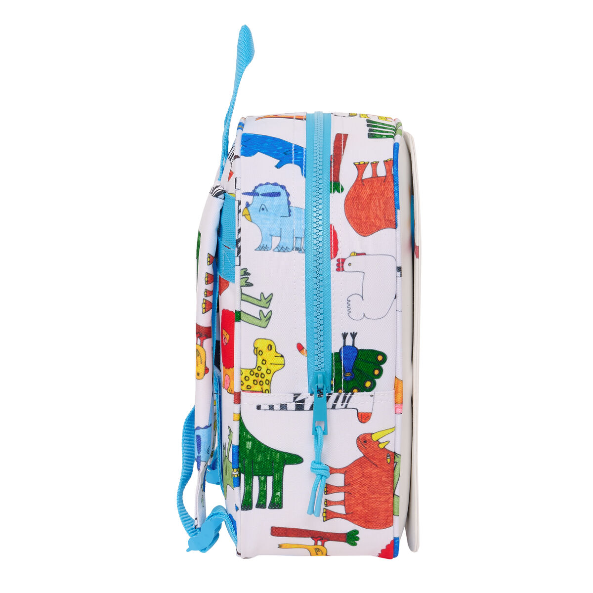 Zaino per Bambini Algo de Jaime Bianco 22 x 27 x 10 cm - Immagine 3