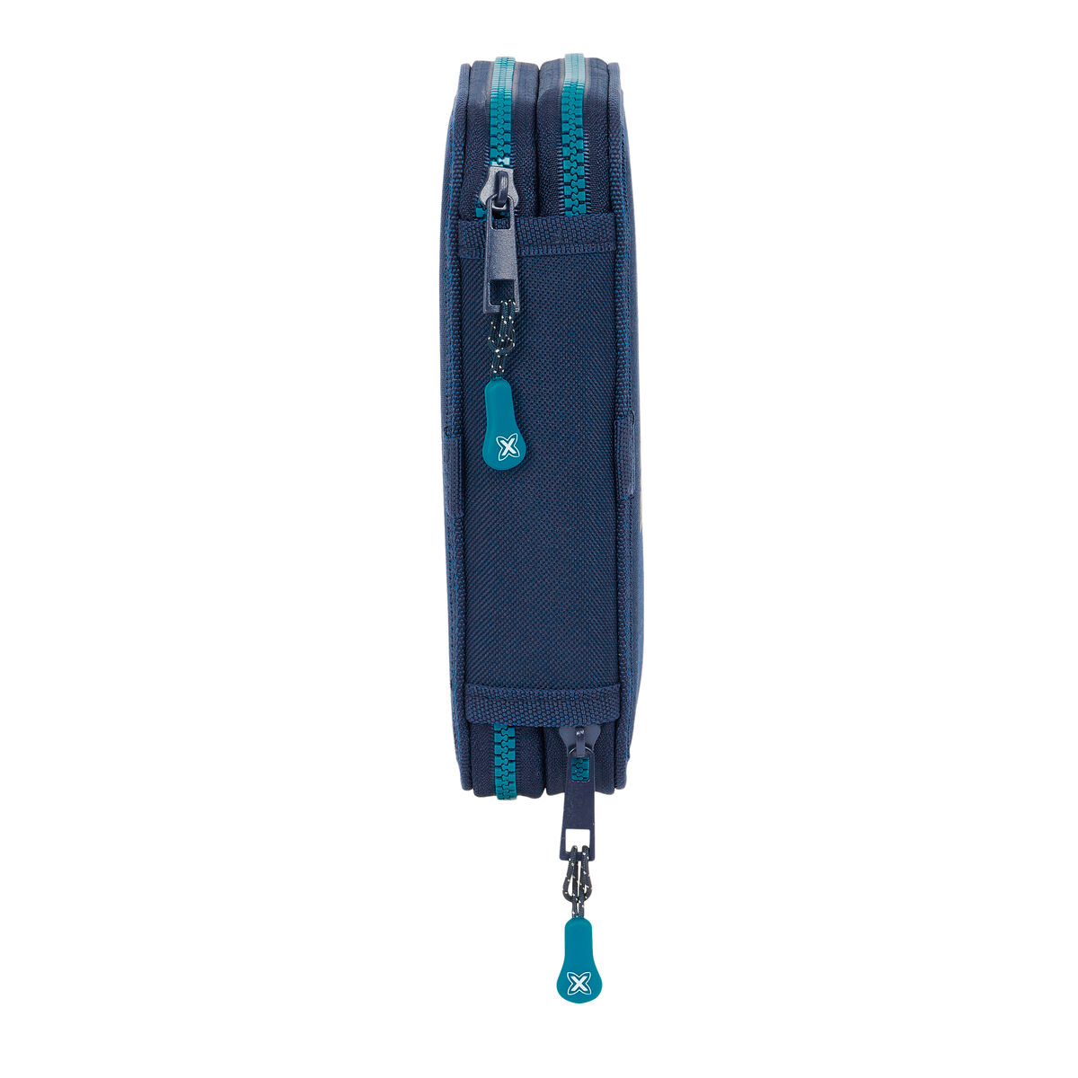 Astuccio Doppio Munich Nautic Blu Marino 12.5 x 19.5 x 4 cm 28 Pezzi - Immagine 3