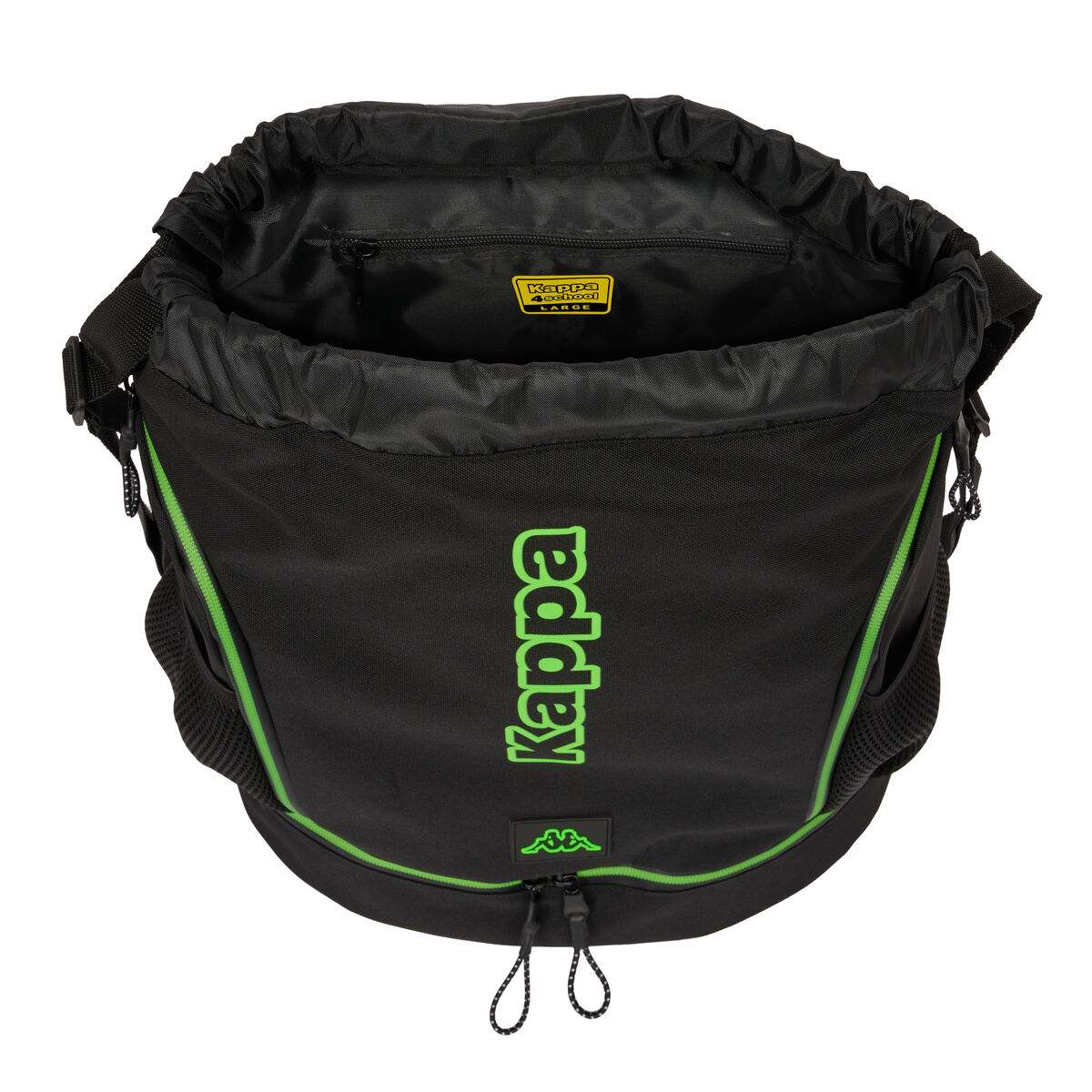 Zaino a Sacca per Bambini Kappa Black Nero 35 x 40 x 1 cm - Immagine 4