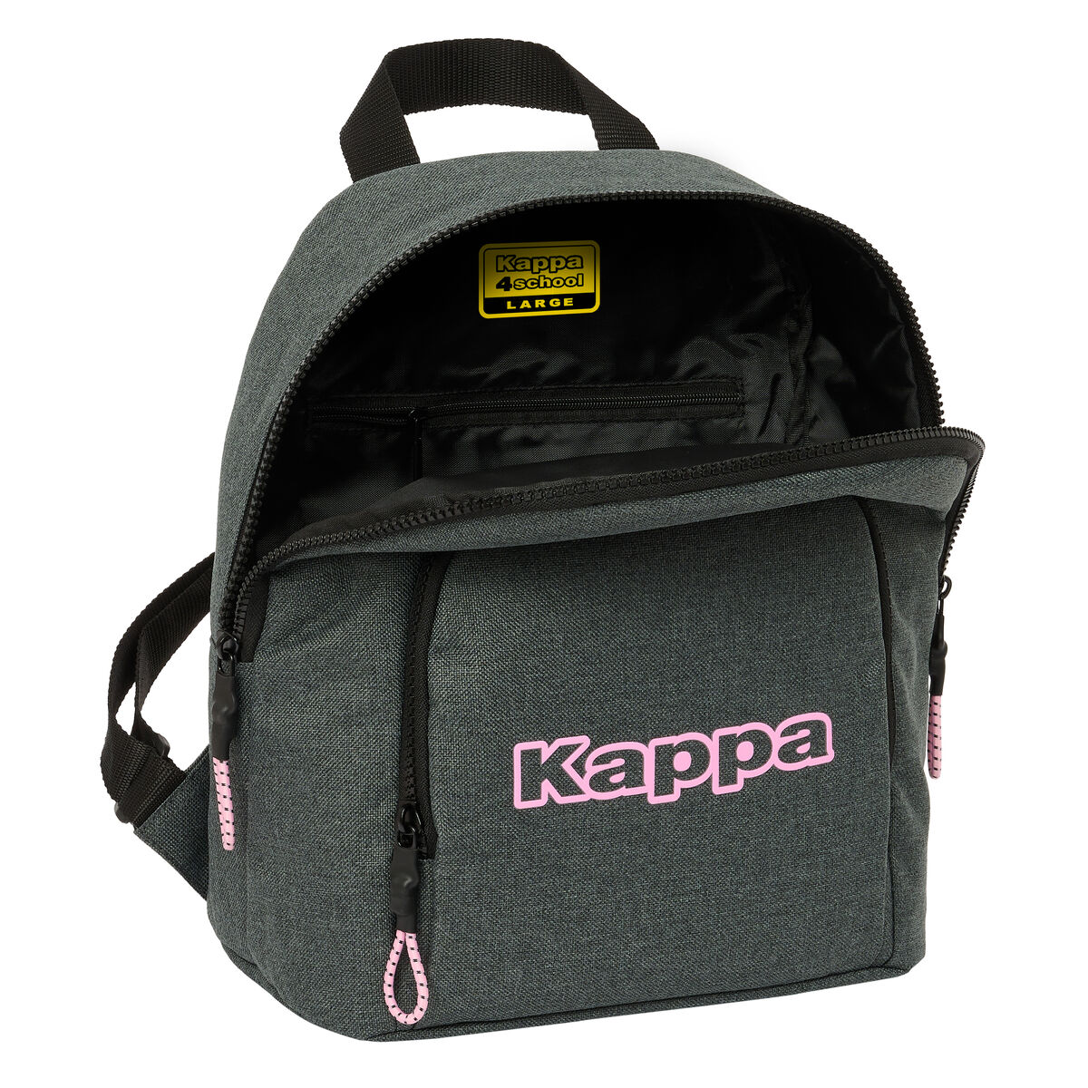 Zaino Kappa Silver pink Mini Grigio 25 x 30 x 13 cm - Immagine 3