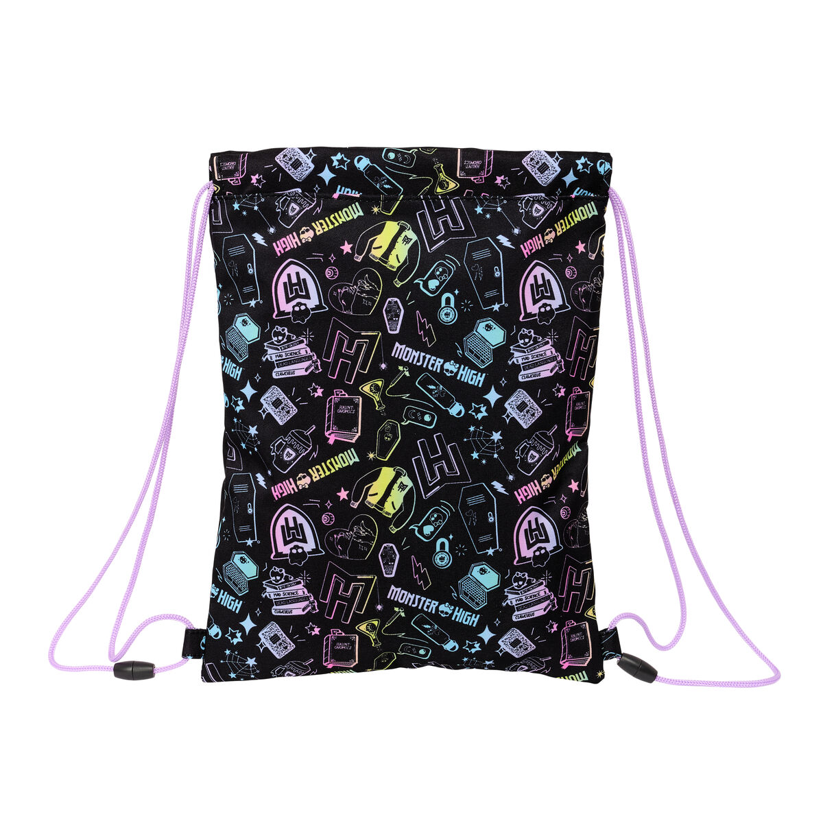 Zainetto con Cordini Monster High Nero 26 x 34 x 1 cm - Immagine 4