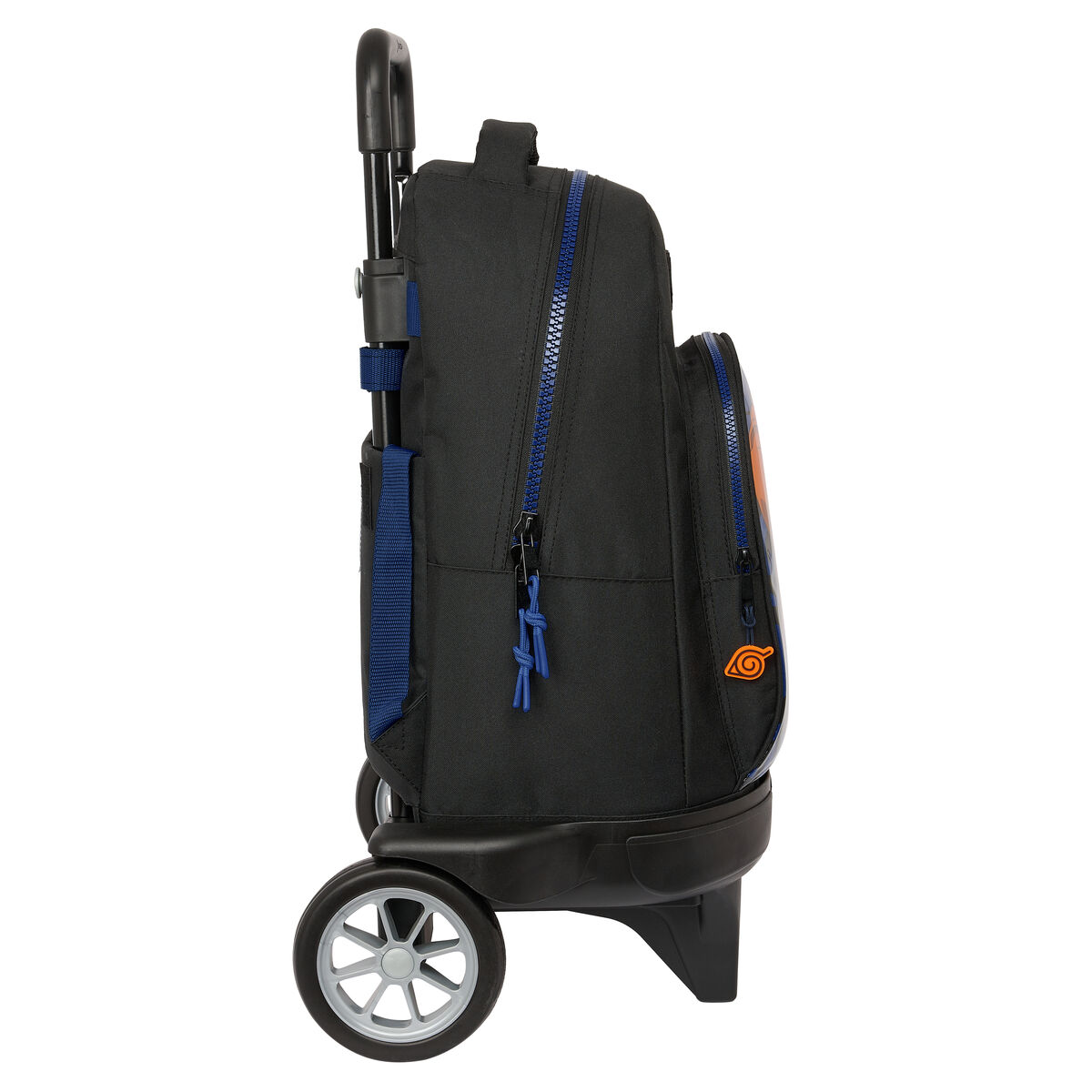 Trolley per la Scuola Naruto Ninja Azzurro Nero 33 x 45 x 22 cm - Immagine 2