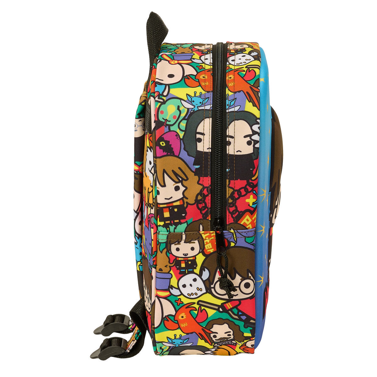 Zaino Scuola Harry Potter Azzurro Multicolore 22 x 27 x 10 cm 3D - Immagine 3
