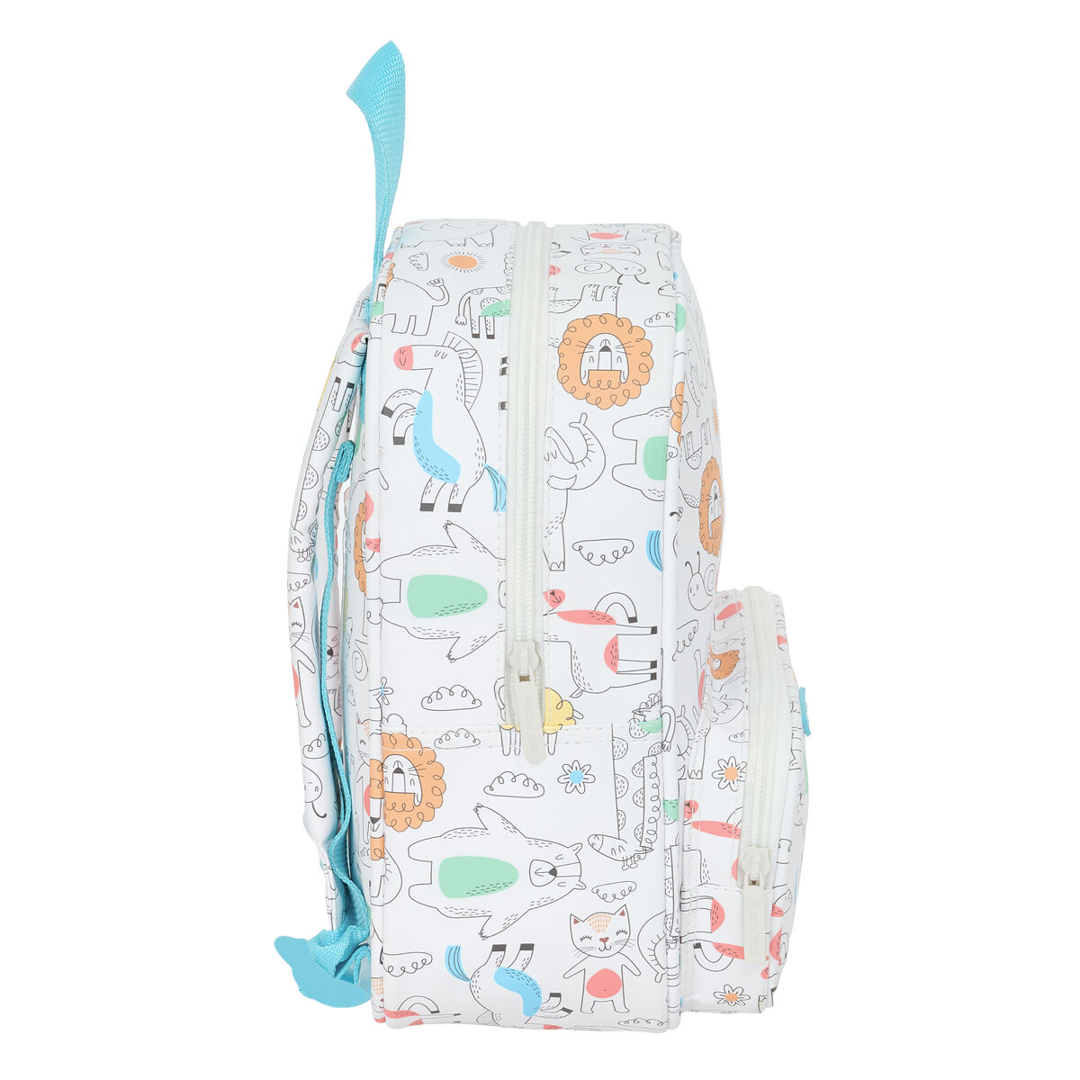 Zaino Scuola Safta Zoo Beige 22 x 27 x 10 cm - Immagine 2