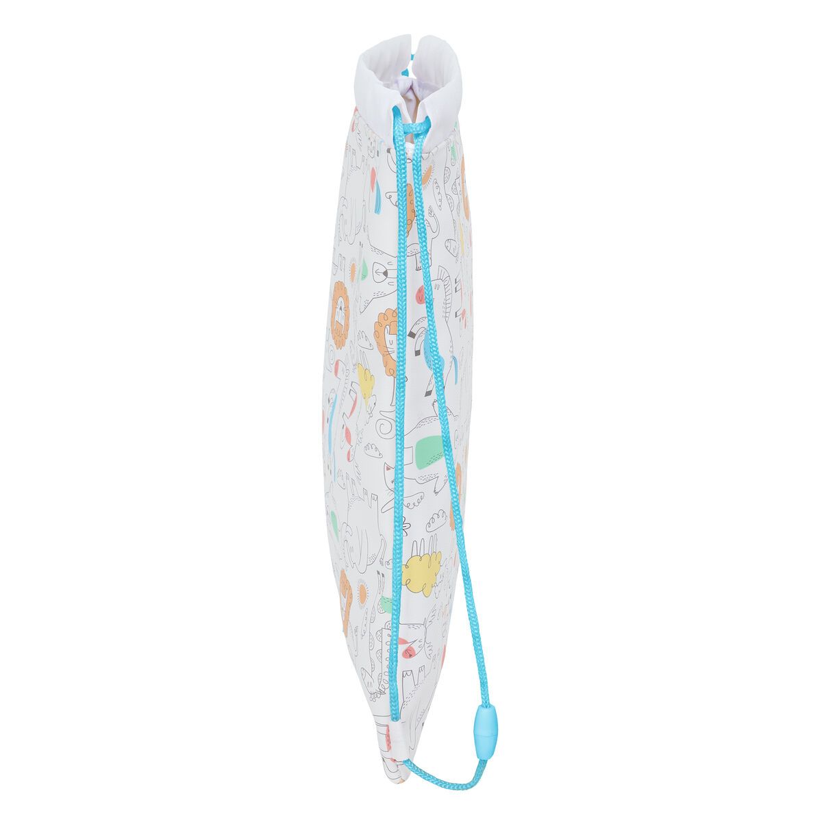 Zainetto con Cordini Safta Zoo Beige 26 x 34 x 1 cm - Immagine 2