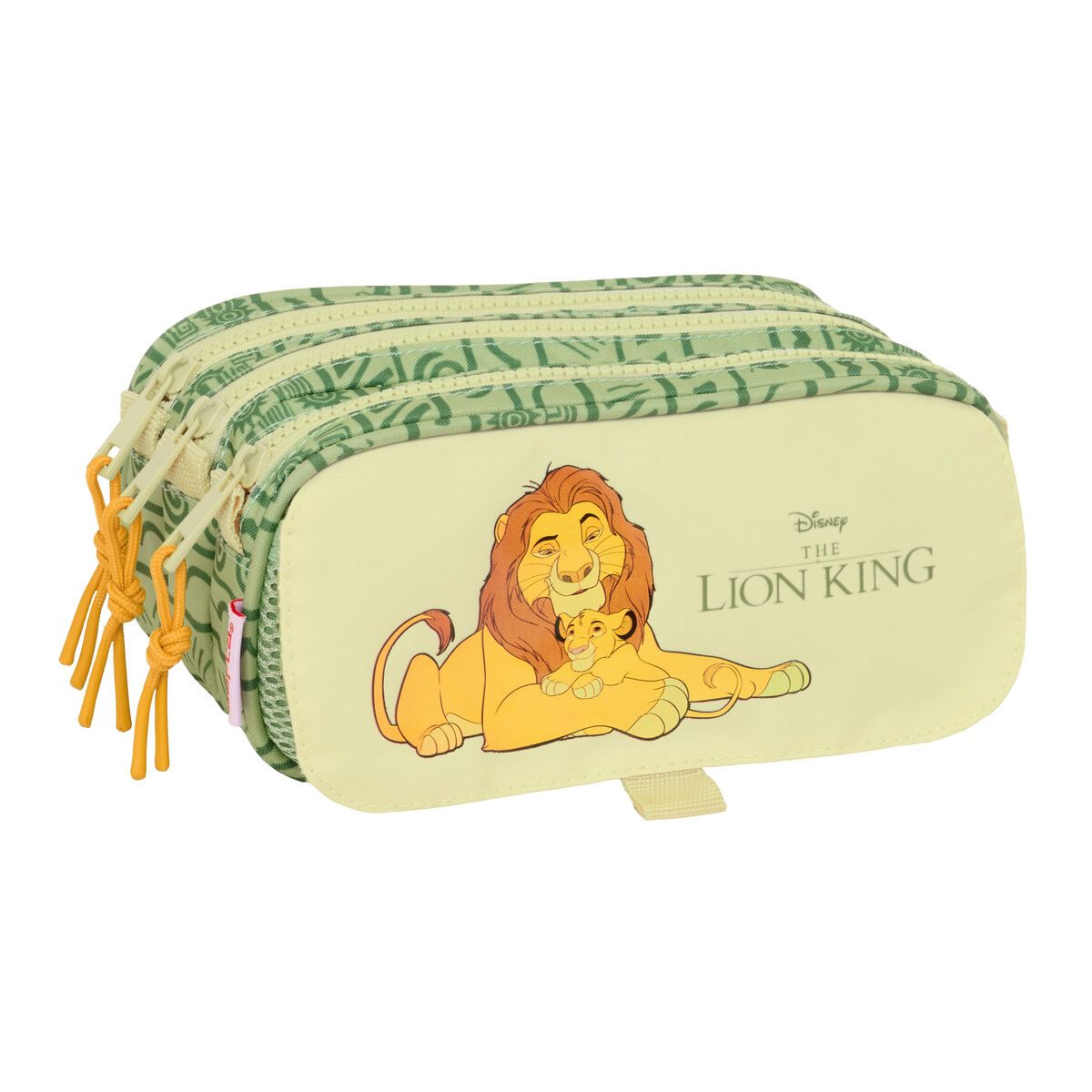 Portaoggetti Triplo Mufasa Verde Beige 21,5 x 10 x 8 cm - Immagine 1