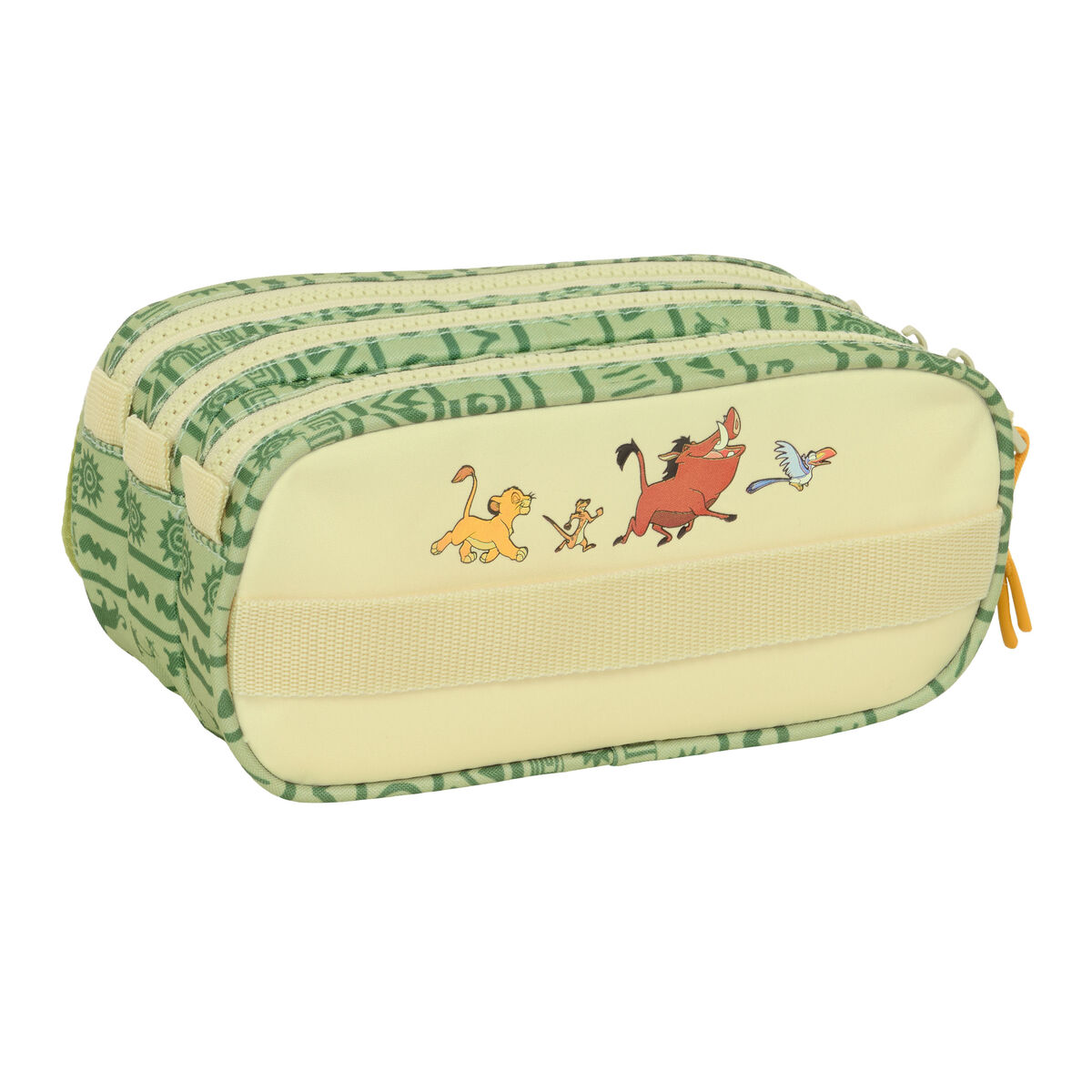 Portaoggetti Triplo Mufasa Verde Beige 21,5 x 10 x 8 cm - Immagine 3