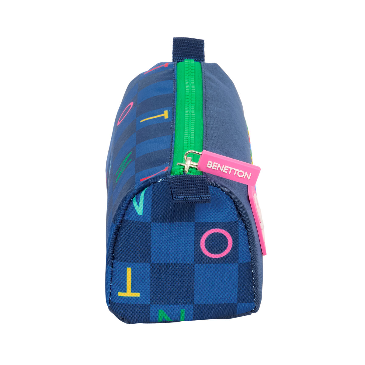 Necessaire Benetton Damero Blu Marino 21 x 8 x 7 cm - Immagine 2