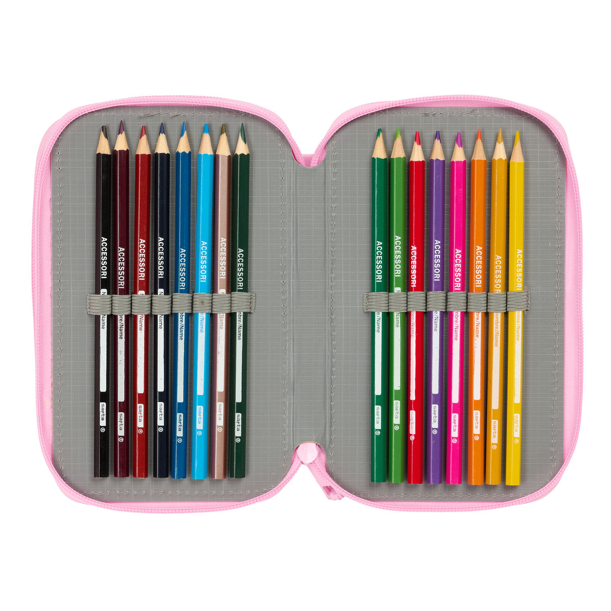 Astuccio per la Scuola con Accessori Glow Lab Swing Multicolore 12,5 x 19,5 x 5,5 cm 37 Pezzi - Immagine 3