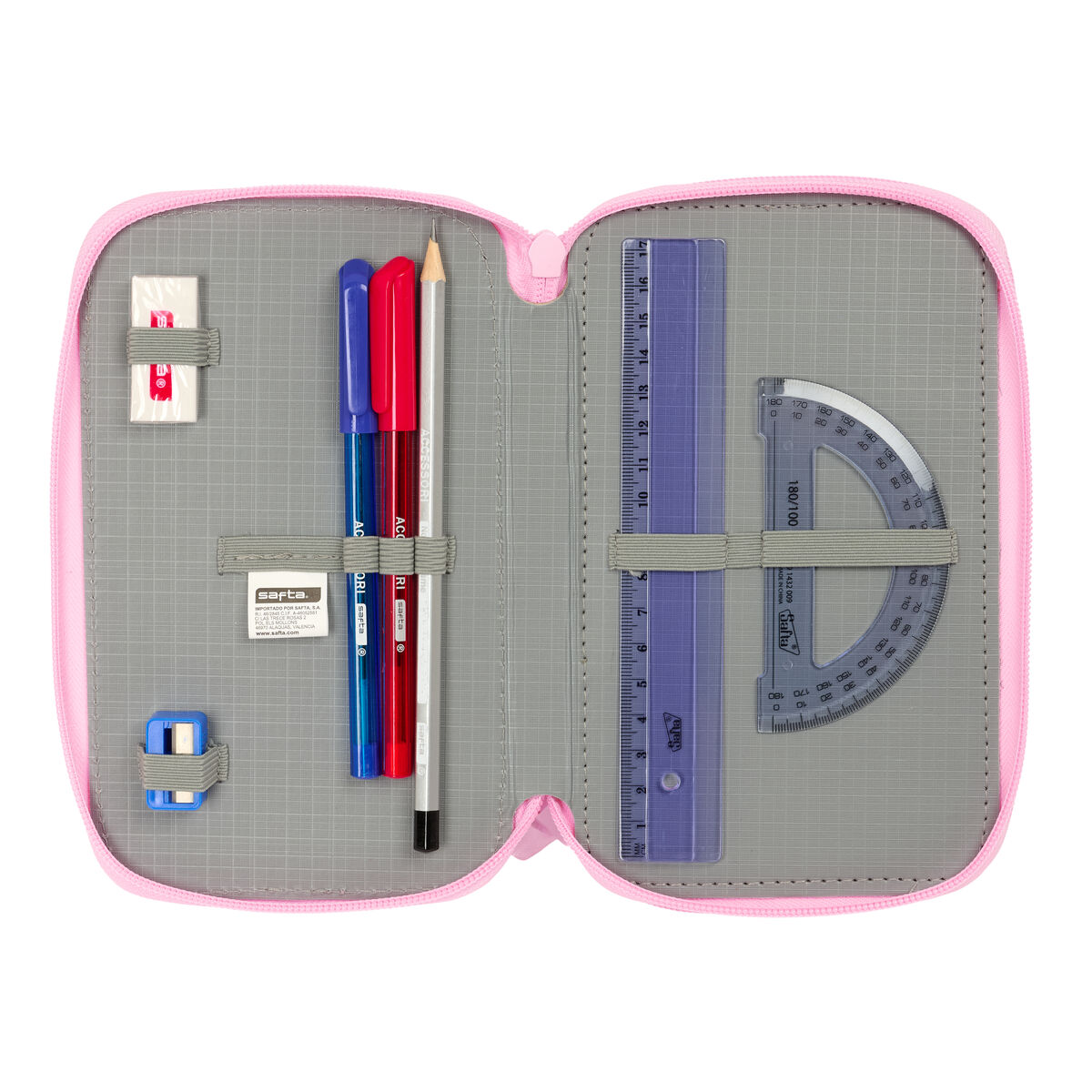 Astuccio per la Scuola con Accessori Glow Lab Swing Multicolore 12,5 x 19,5 x 5,5 cm 37 Pezzi - Immagine 6