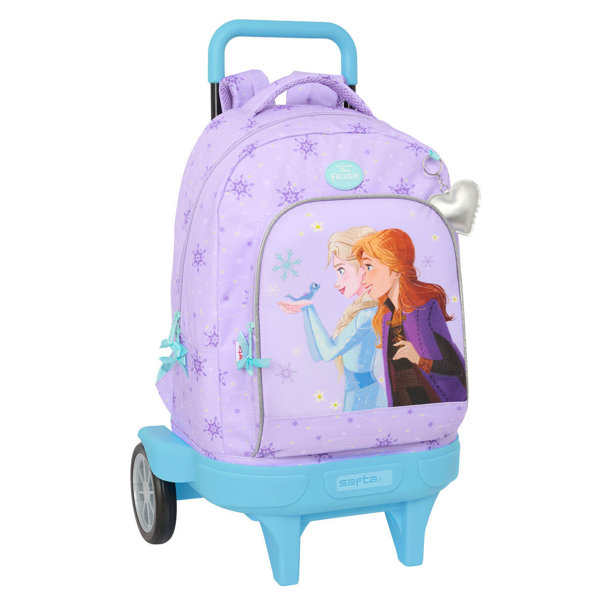 Trolley per la Scuola Frozen Spirit Lilla 33 x 45 x 22 cm