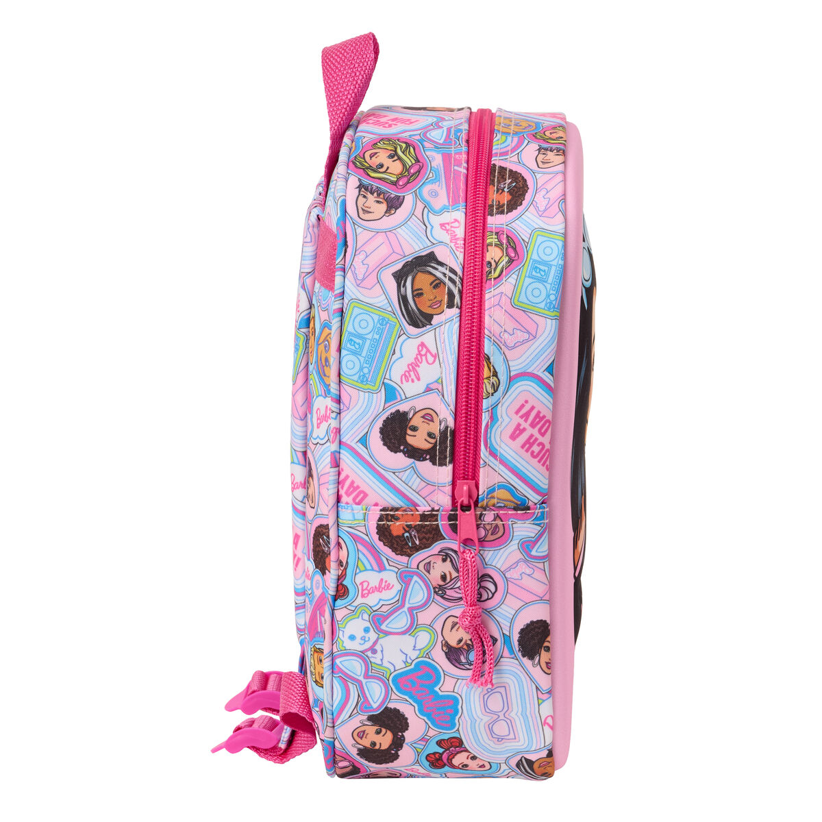 Zaino per Bambini Barbie Rosa 22 x 27 x 10 cm 3D - Immagine 2