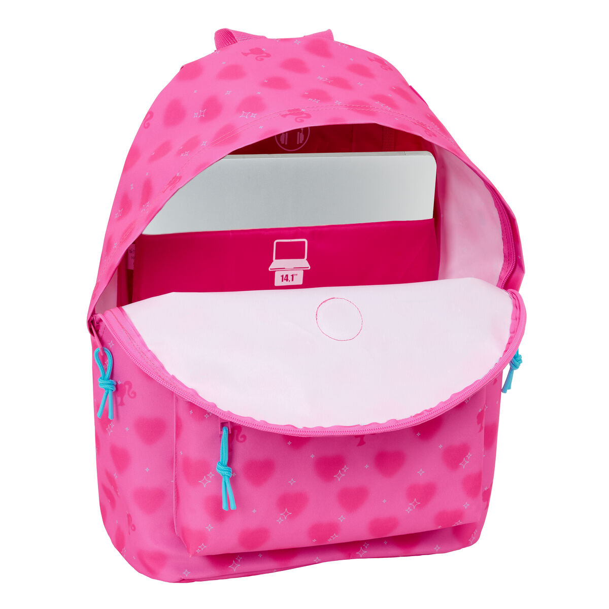 Zaino Scuola Barbie barbie Rosa 31 x 41 x 16 cm - Immagine 2