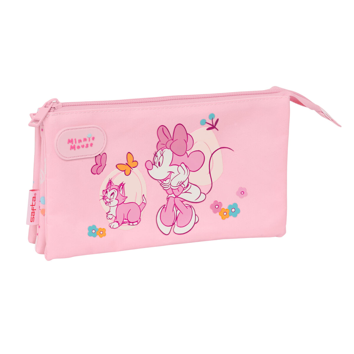 Portaoggetti Triplo Minnie Mouse Baby Rosa 22 x 12 x 3 cm