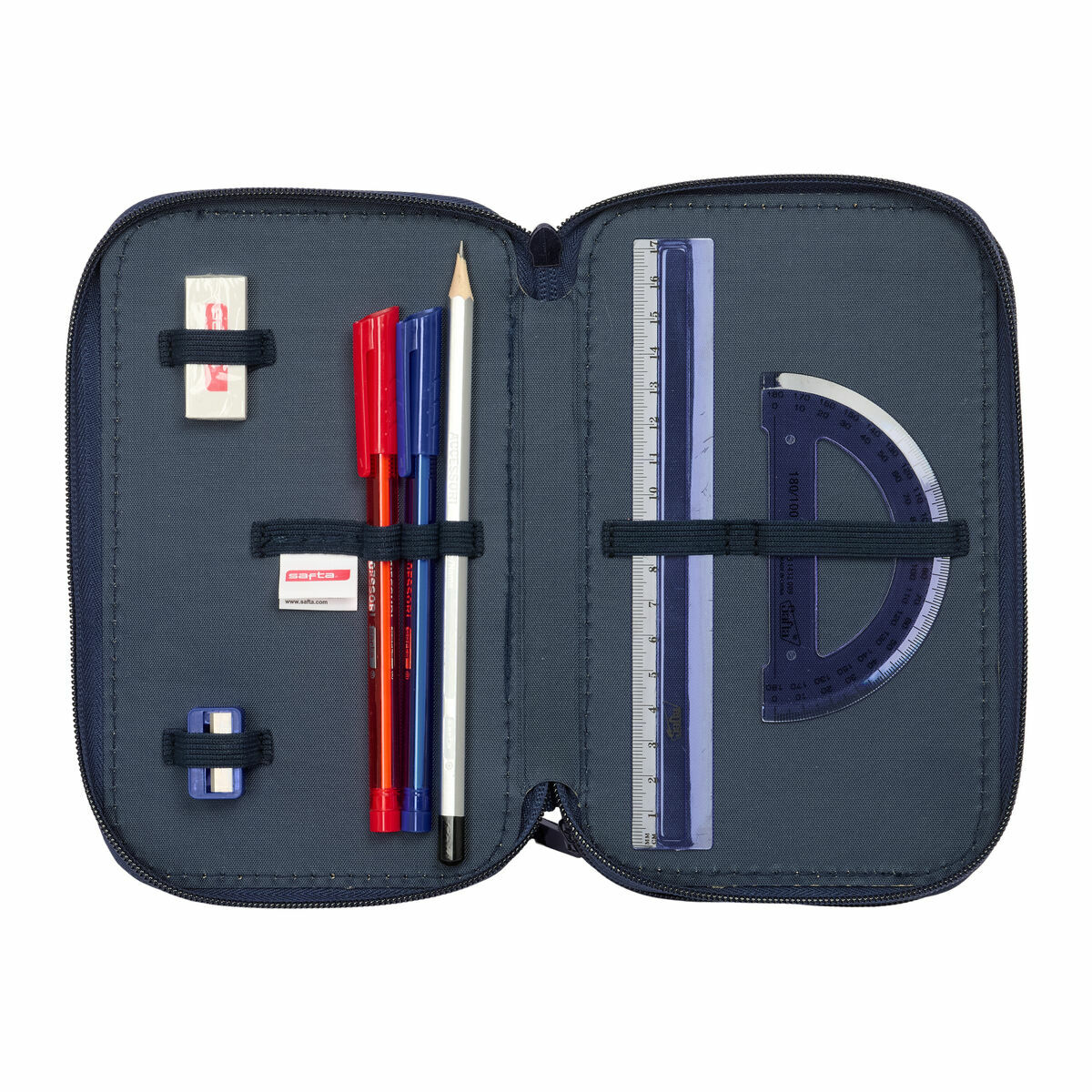 Necessaire Safta New edition Blu Marino 12,5 x 19,5 x 5,5 cm 37 Pezzi - Immagine 6