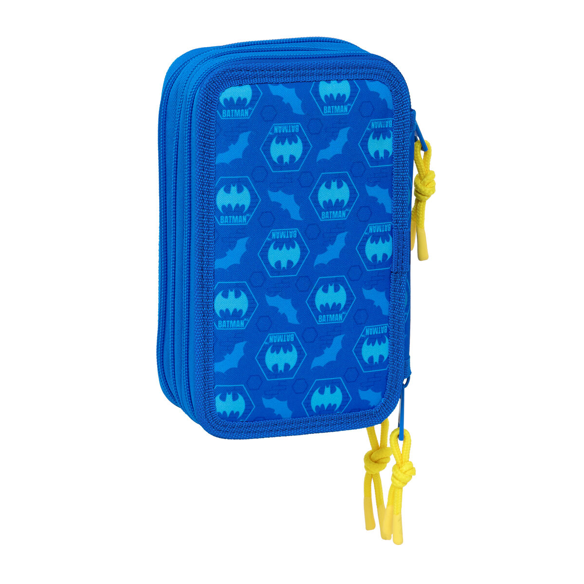 Plumier Triplo Batman Azzurro 12,5 x 19,5 x 5,5 cm 37 Pezzi - Immagine 5