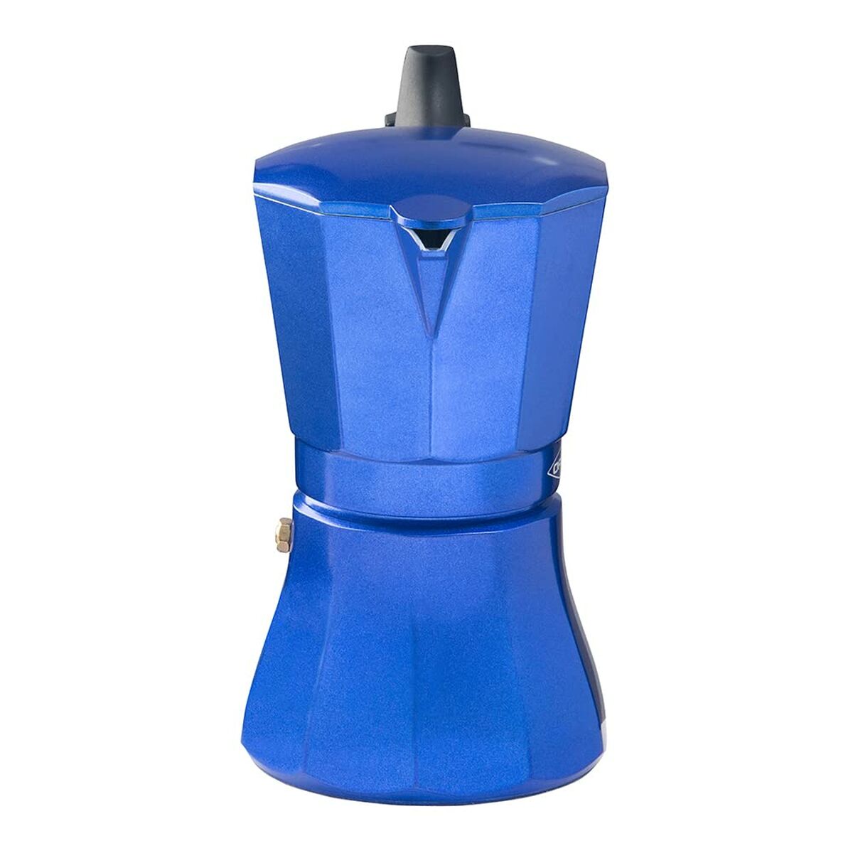 Caffettiera Italiana Oroley Petra Azzurro Alluminio 6 Tazze - Immagine 2
