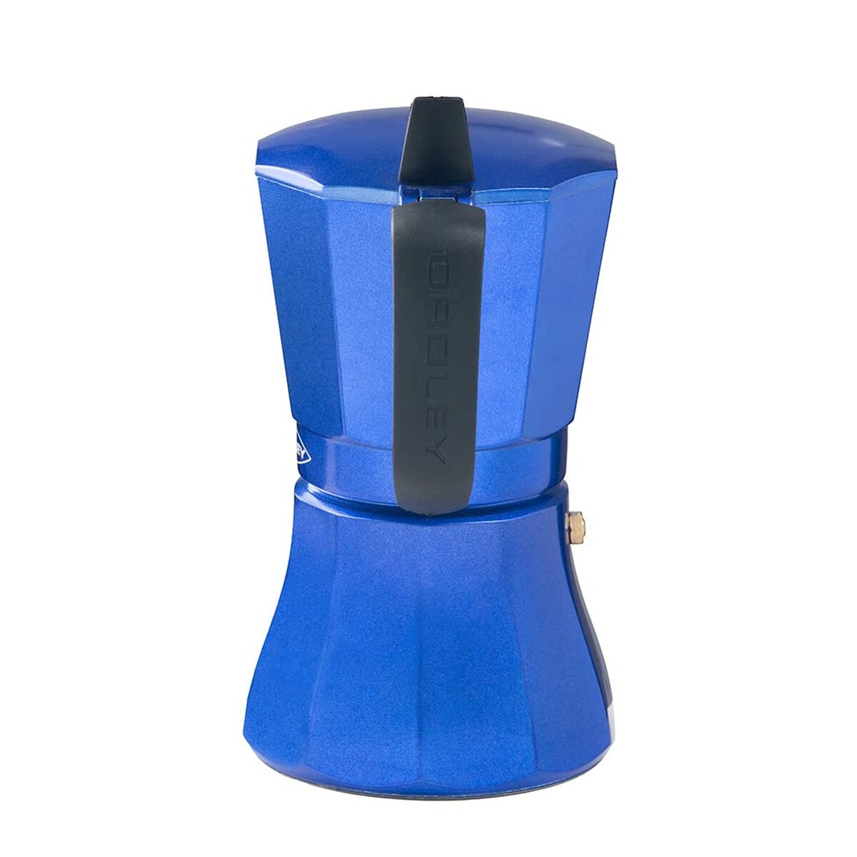 Caffettiera Italiana Oroley Petra Azzurro Alluminio 9 Tazze - Immagine 3