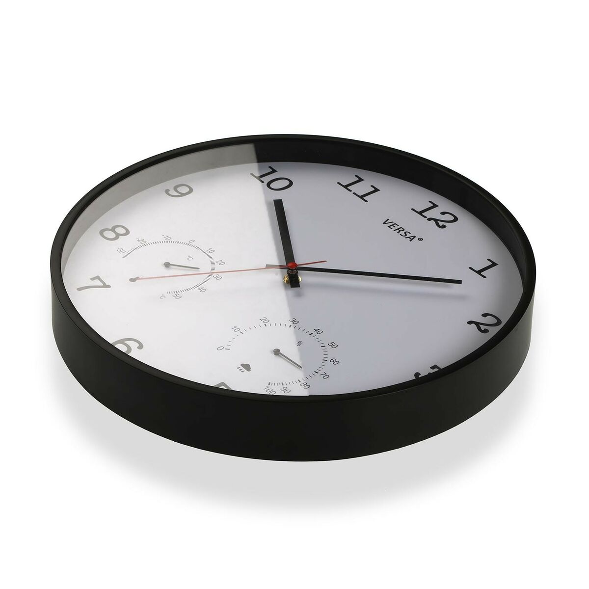 Orologio da Parete Versa Bianco Plastica 4,3 x 35,5 x 35,5 cm - Immagine 2