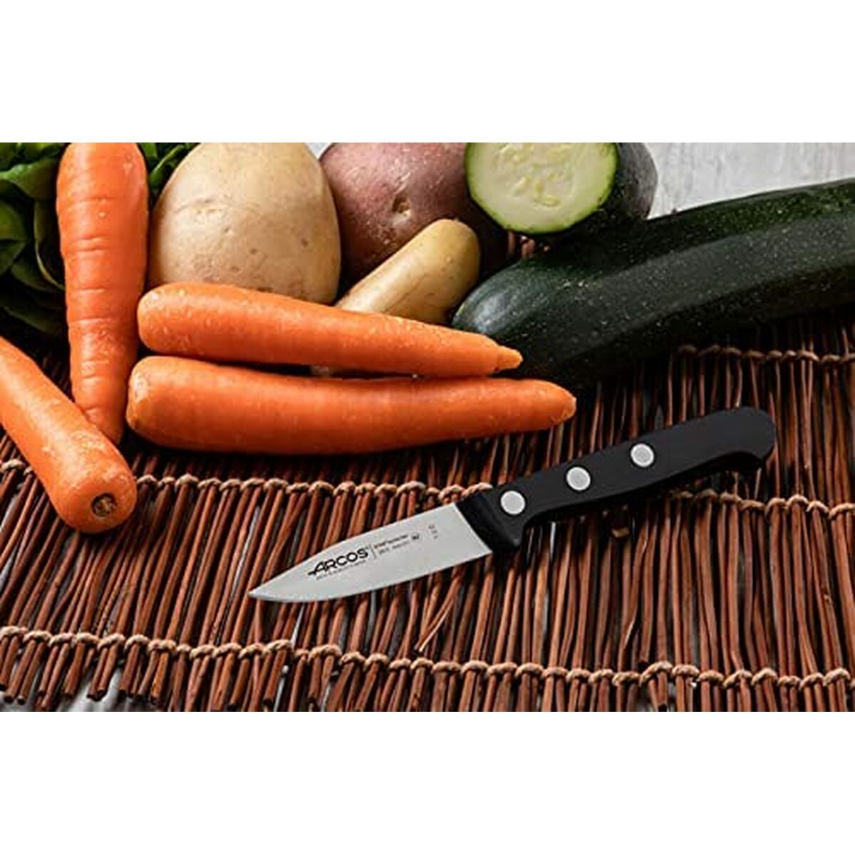 Coltello Spelucchino Arcos Universal Acciaio inossidabile Nero 7,5 cm - Immagine 4