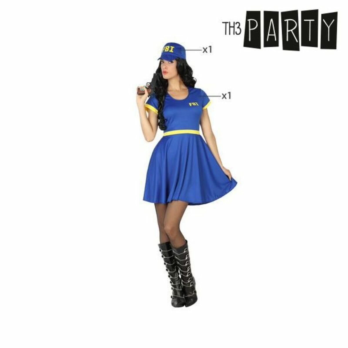 Costume per Adulti Th3 Party Azzurro - Immagine 3