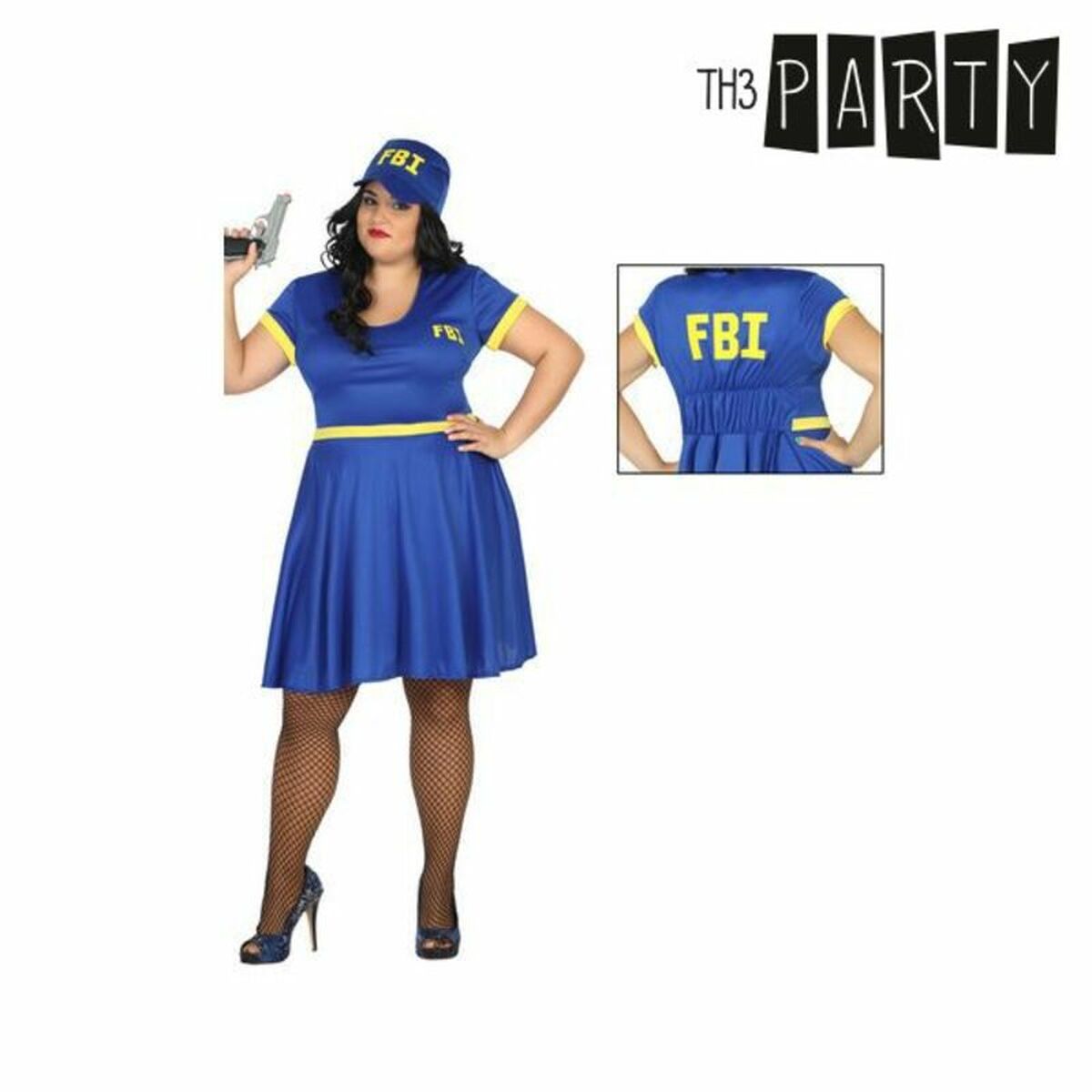 Costume per Adulti Th3 Party Azzurro - Immagine 4