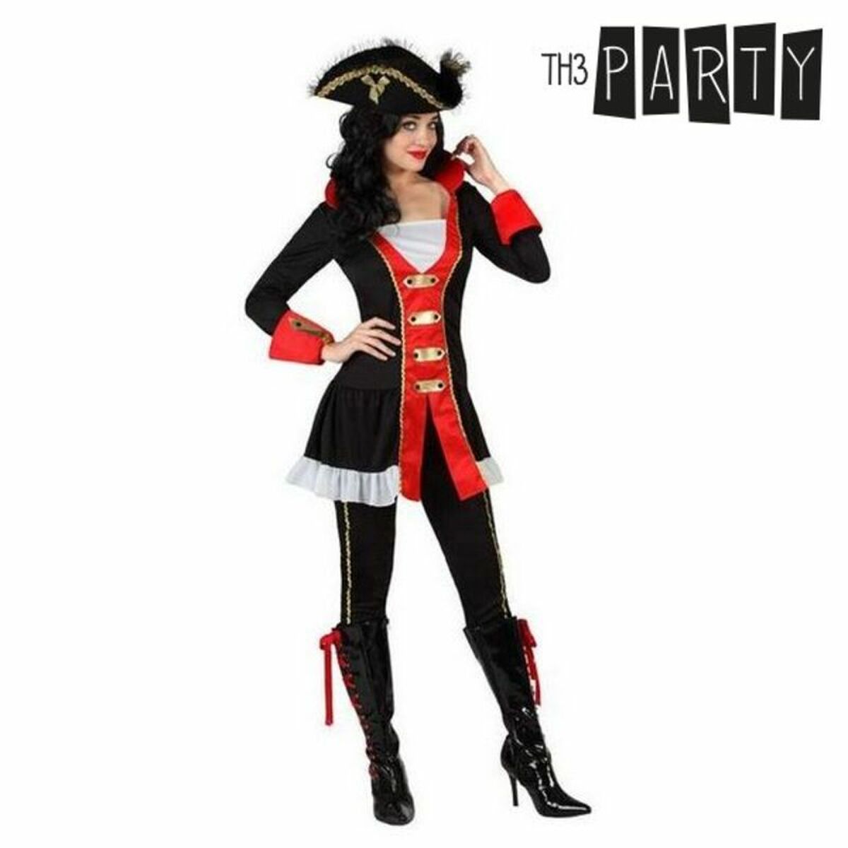 Costume per Adulti Th3 Party Multicolore Pirati (3 Pezzi)