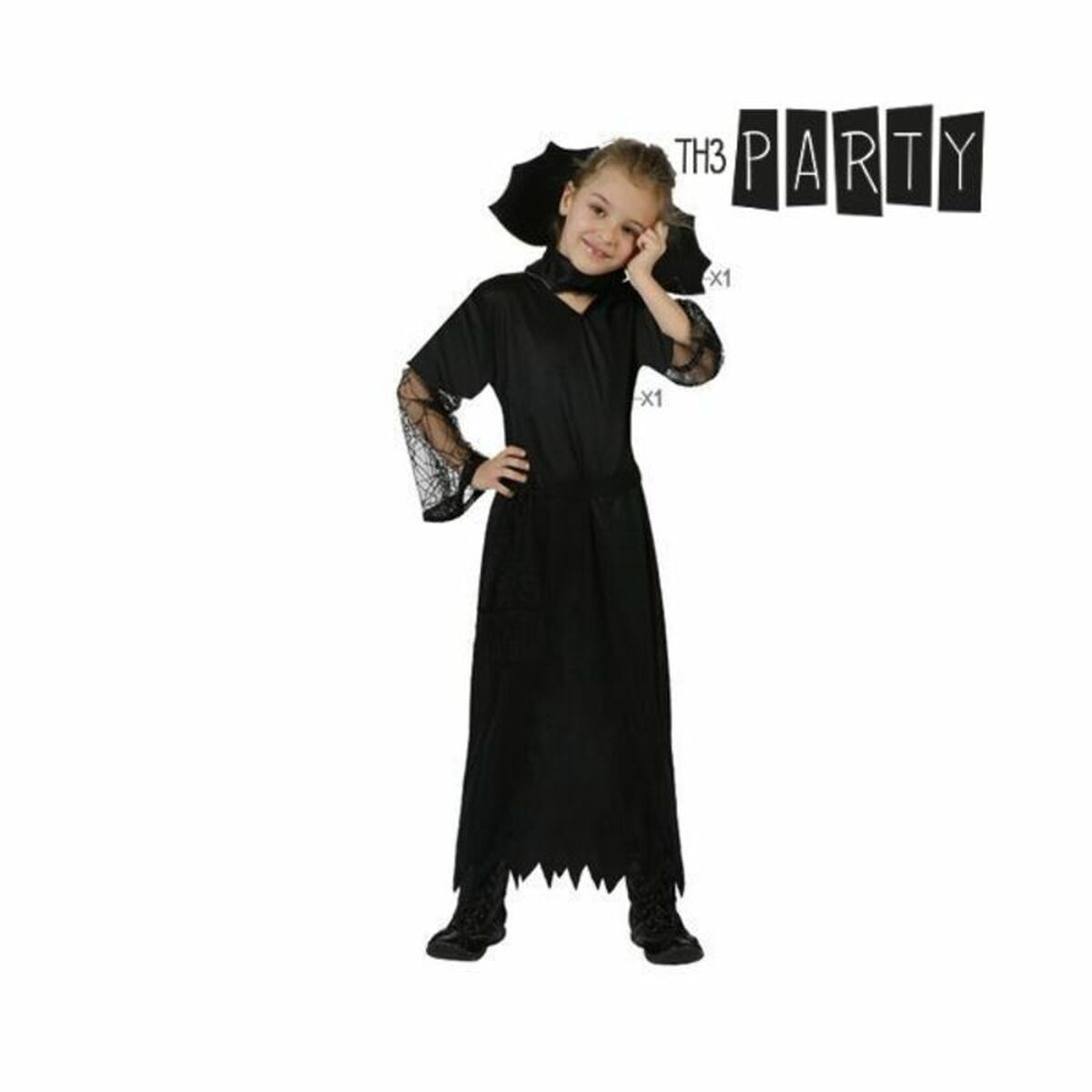 Costume per Bambini Vedova nera - Immagine 2