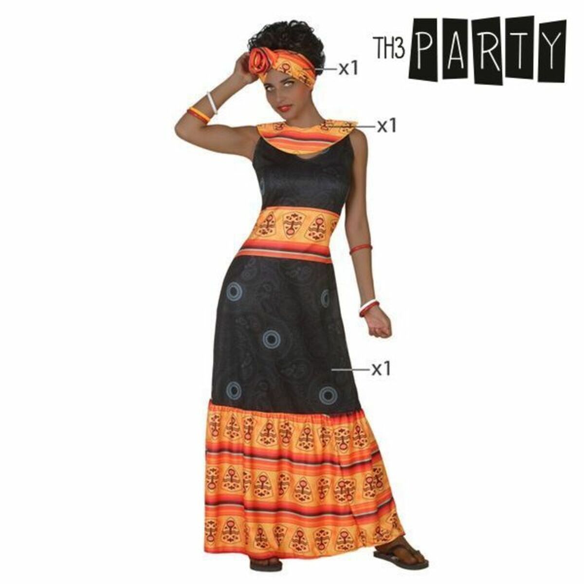 Costume per Adulti (2 pcs) Africana - Immagine 2