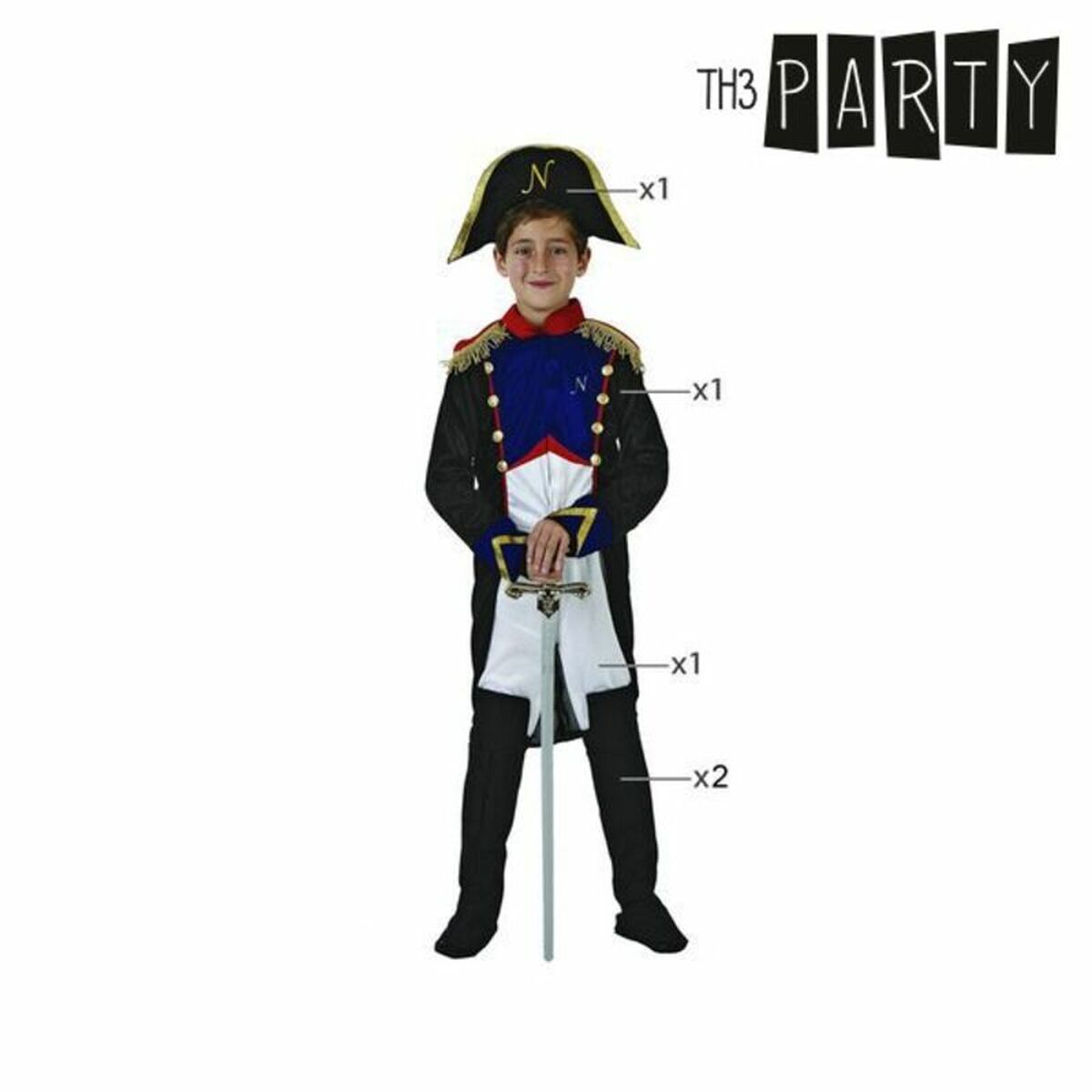 Costume per Bambini Multicolore (4 Pezzi) - Immagine 3