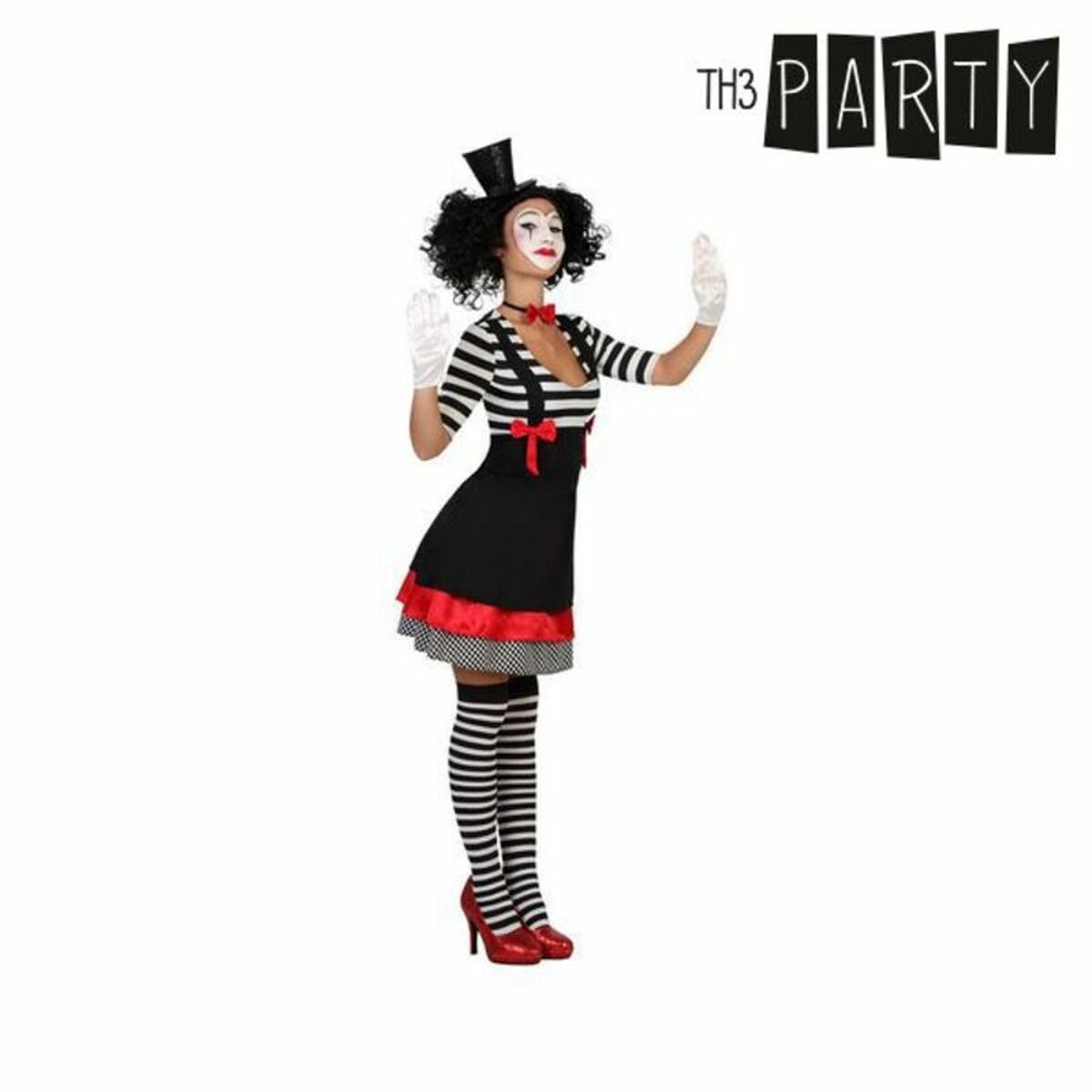 Costume per Adulti Th3 Party Multicolore Circo (2 Pezzi)