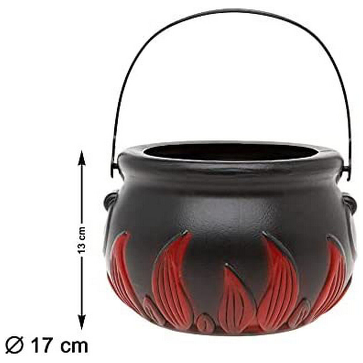 Decorazione per Halloween Nero 17 cm Strega Halloween