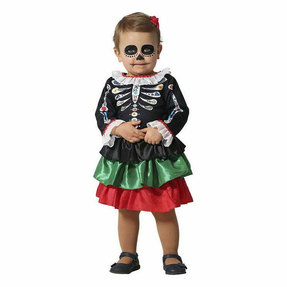 Costume per Bambini Multicolore Scheletro - Immagine 2