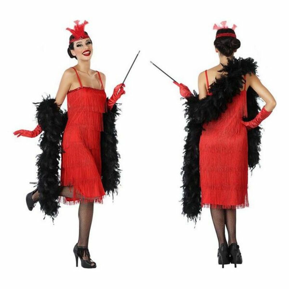Costume per Adulti Rosso (1 Pezzi) - Immagine 2