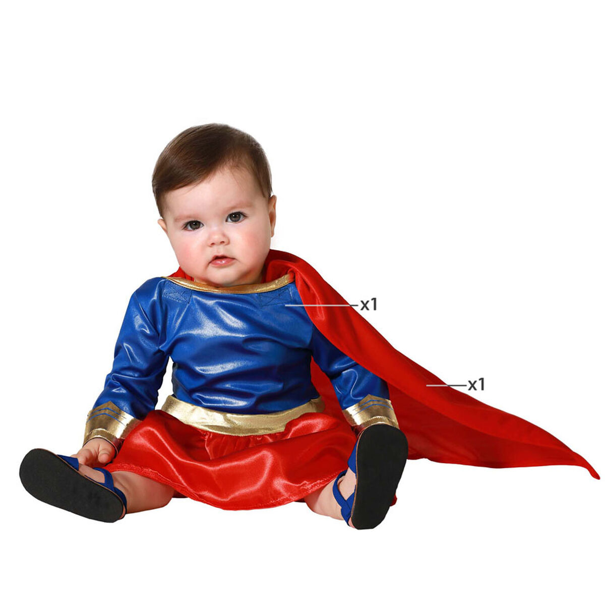 Costume per Neonati Supereroe Neonato Bambina - Immagine 3