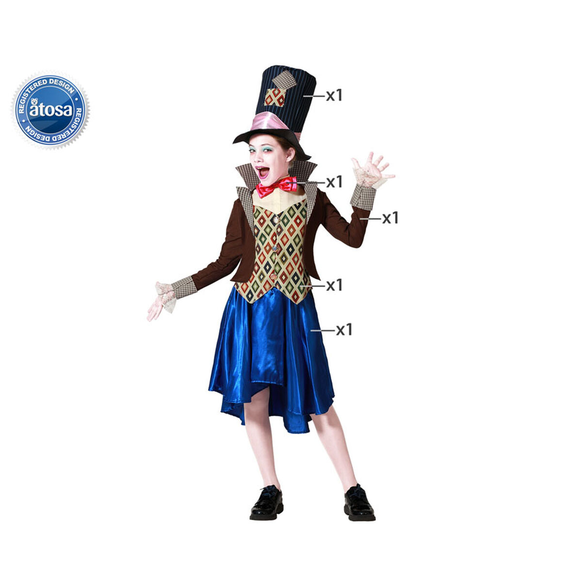 Costume per Bambini Cappellaia Matta - Immagine 2