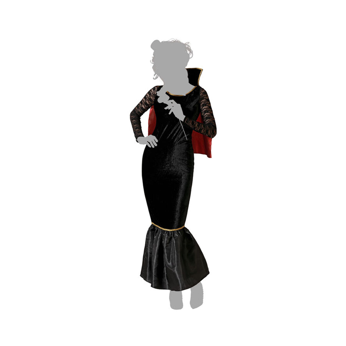 Costume per Adulti Vampiro Donna XS/S - Immagine 5