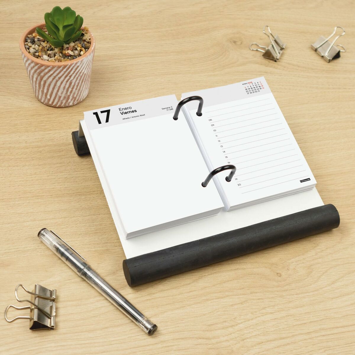 Calendario da Tavolo Finocam 8,5 x 12 cm 2025 - Immagine 3